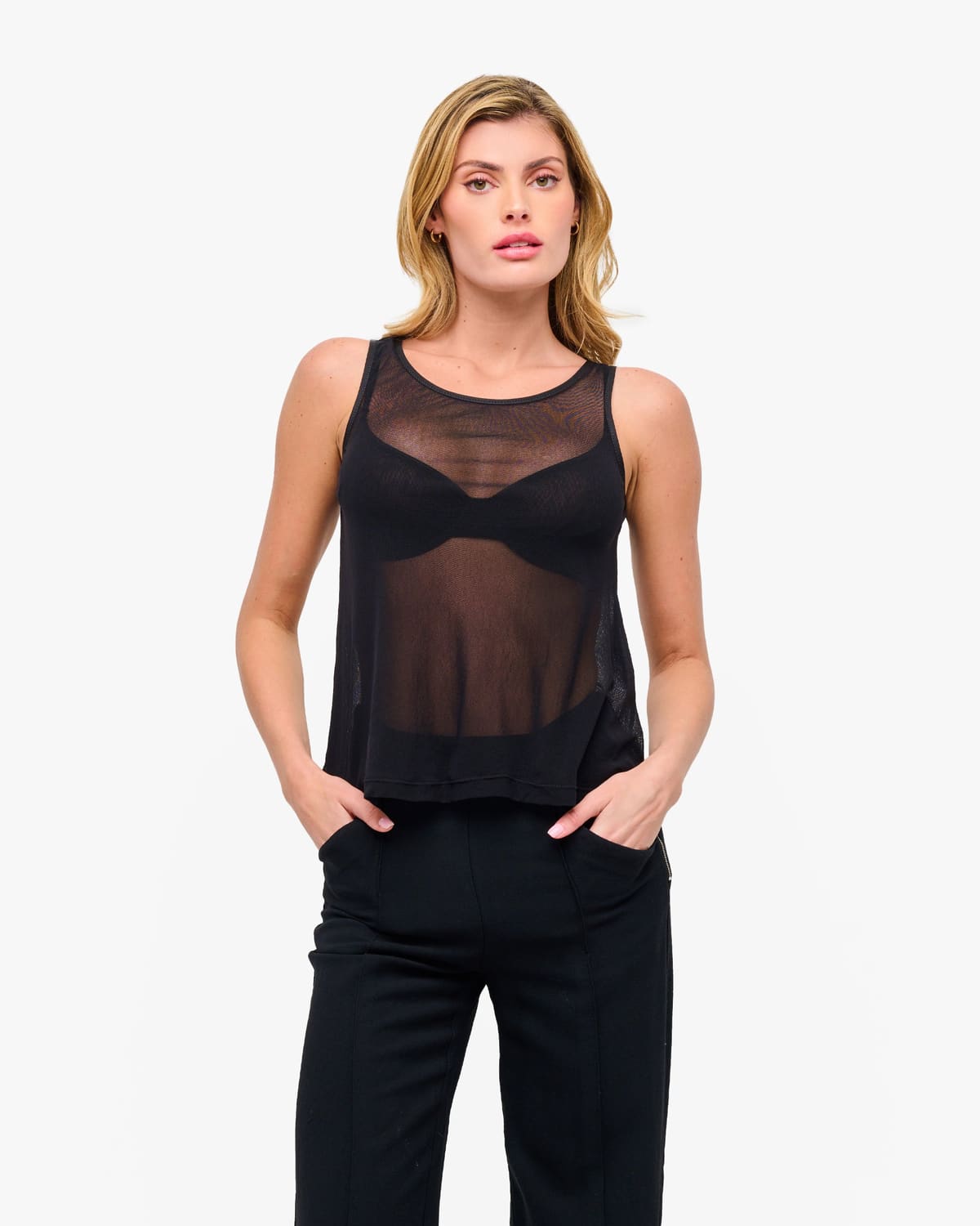 Mesh Tank - Black