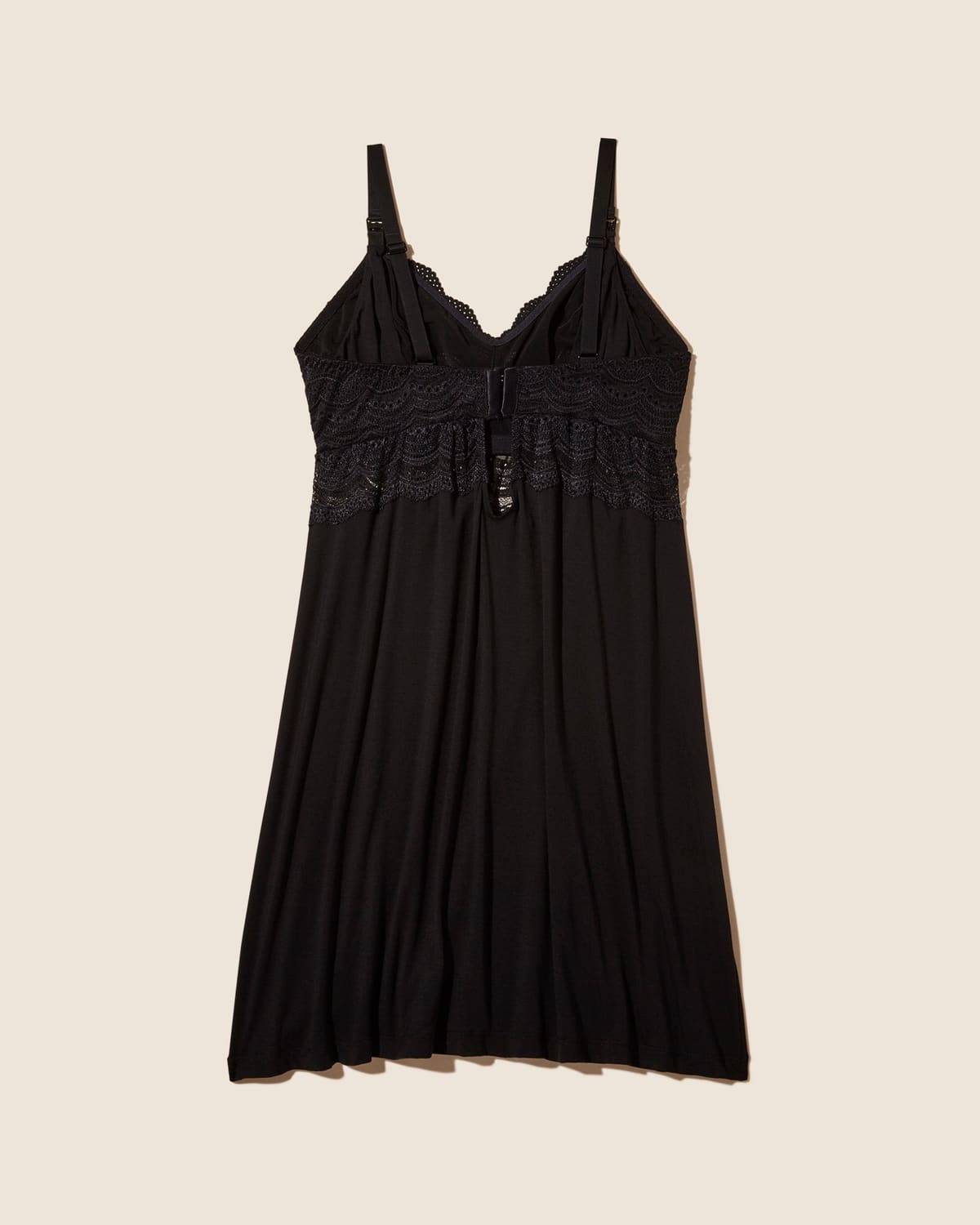Nursing Chemise - Black