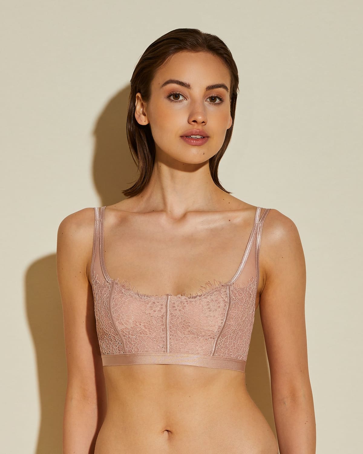 Pull On Bralette - Mandorla