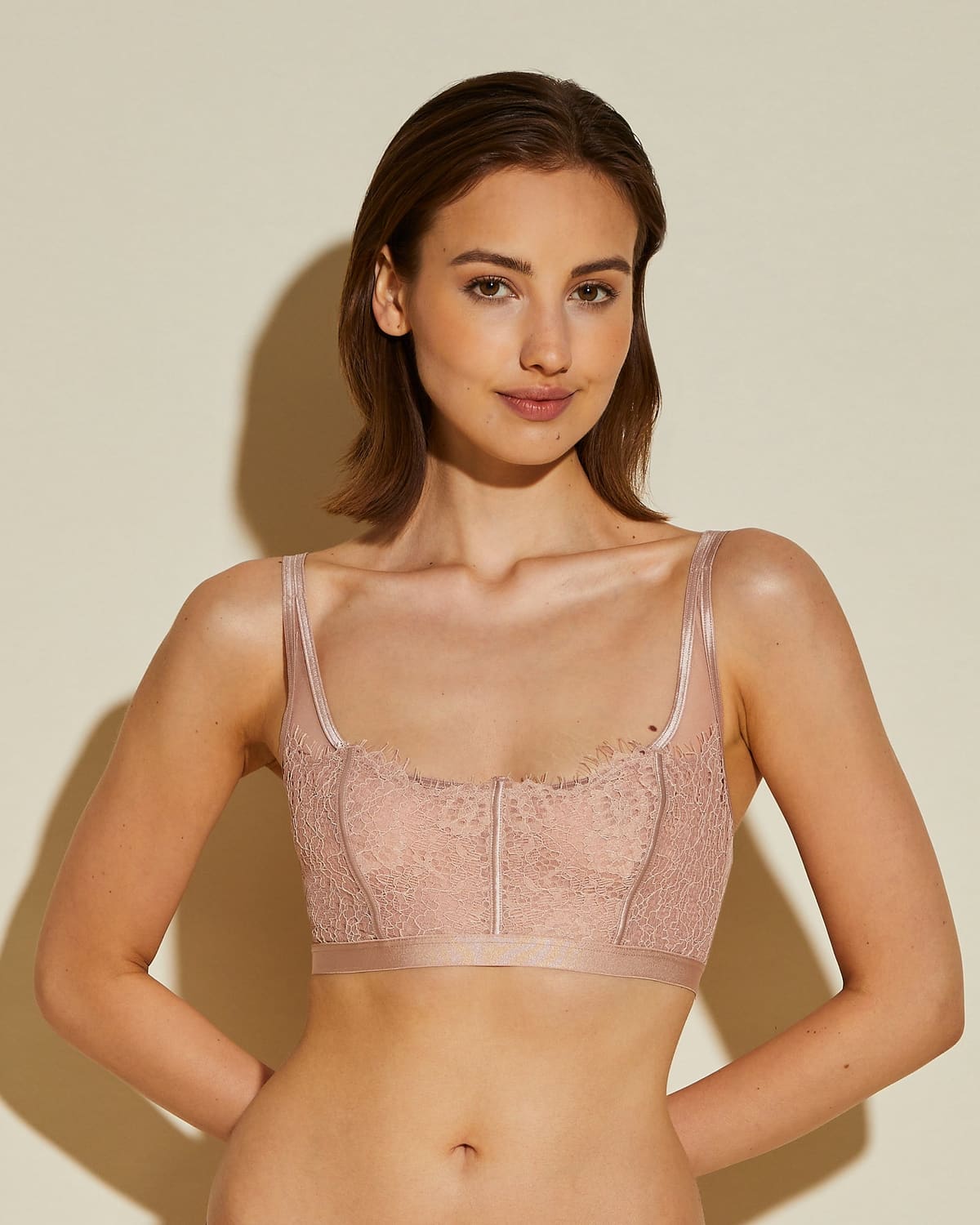 Pull On Bralette - Mandorla