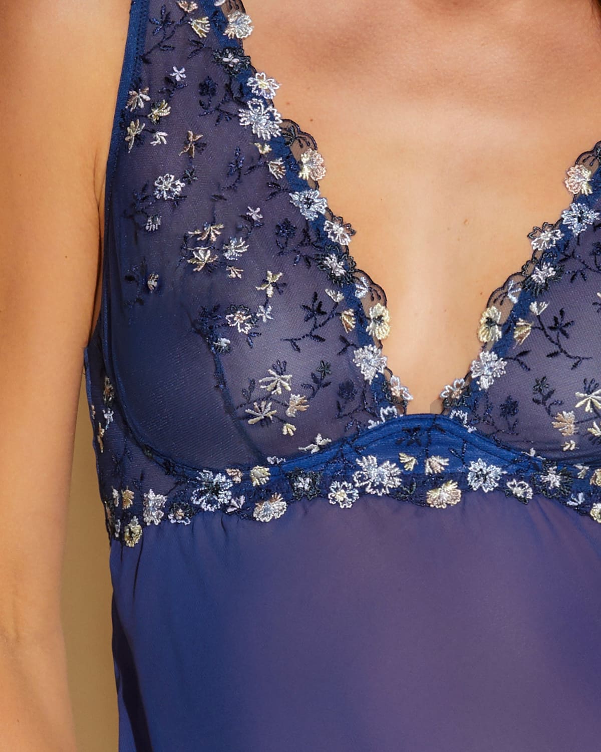 Soft Cup Chemise - Navy