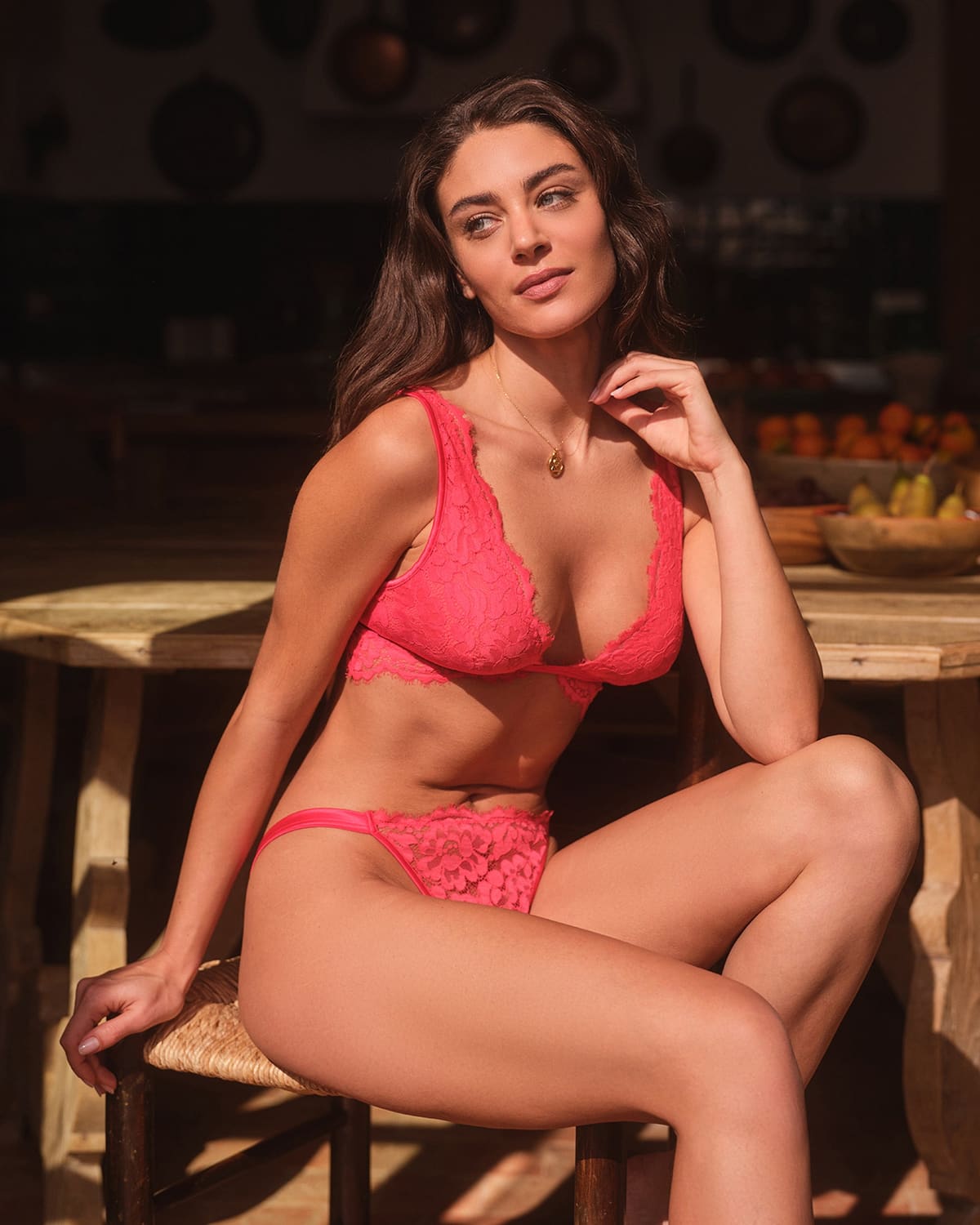 Tall Triangle Bralette - Ibisco