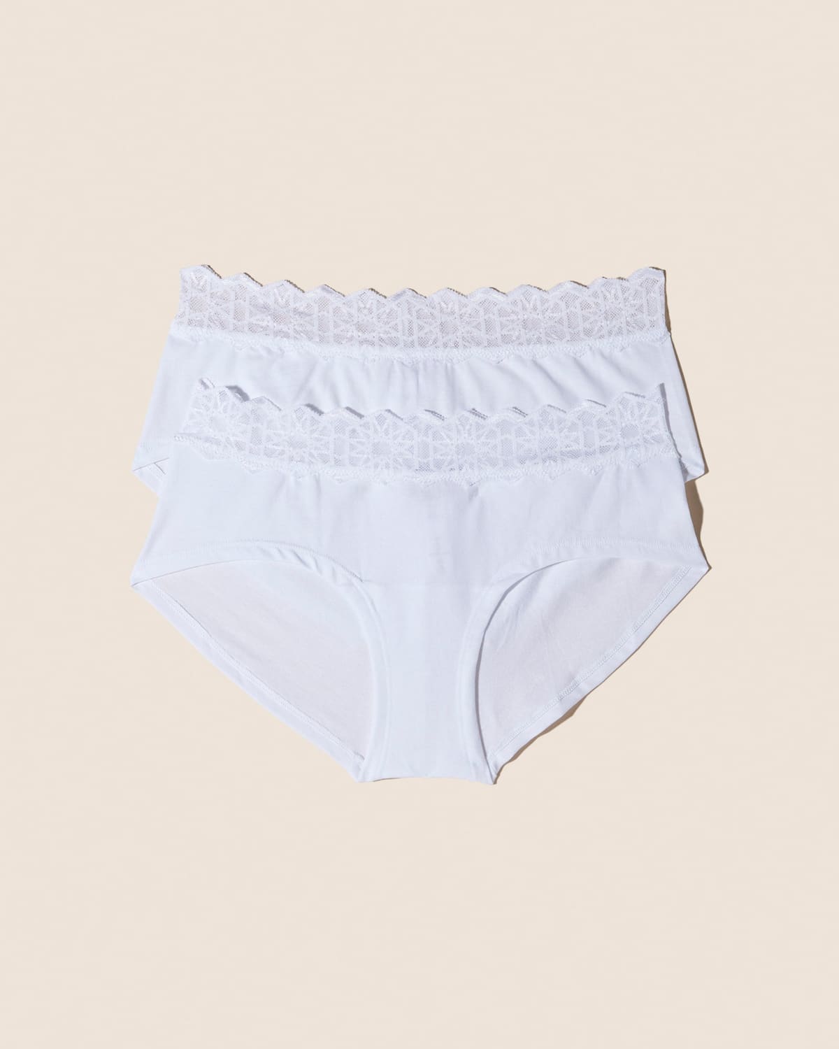 Tween Boyshort 2 Pack - Star/White