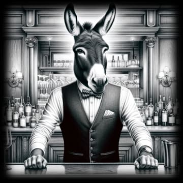 "Donkey Battitude - Closing Time" - ASScoozie Design on FrostBuddy Universal Buddy | A Sweet Sip