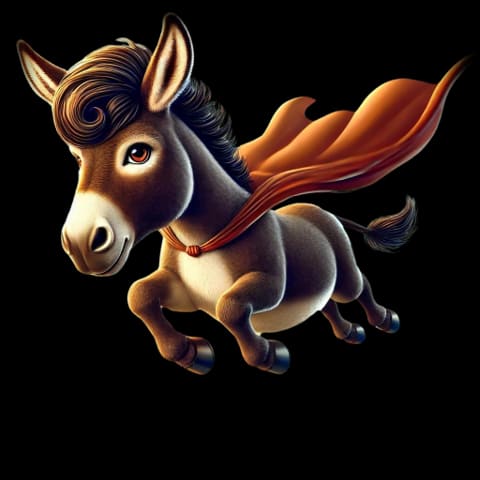 "Donkey Hero - Night Cape" - ASScoozie Design on FrostBuddy Universal Buddy | A Sweet Sip