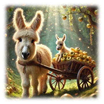 "Donkey Treasures - Golden Orchard" - ASScoozie Design on FrostBuddy Universal Buddy | A Sweet Sip