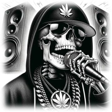 "Droppin' Beatz - Cap & Chains" - ASScoozie Design on FrostBuddy Universal Buddy | A Sweet Sip