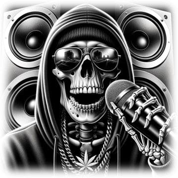 "Droppin' Beatz - City Reflections" - ASScoozie Design on FrostBuddy Universal Buddy | A Sweet Sip