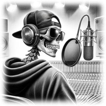 "Droppin' Beatz - Studio Session" - ASScoozie Design on FrostBuddy Universal Buddy | A Sweet Sip