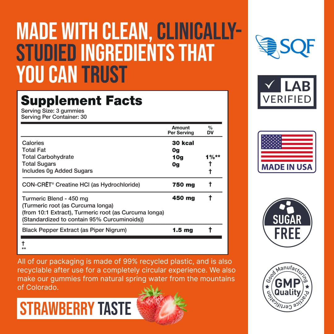 EcoWise Creatine HCI Gummies