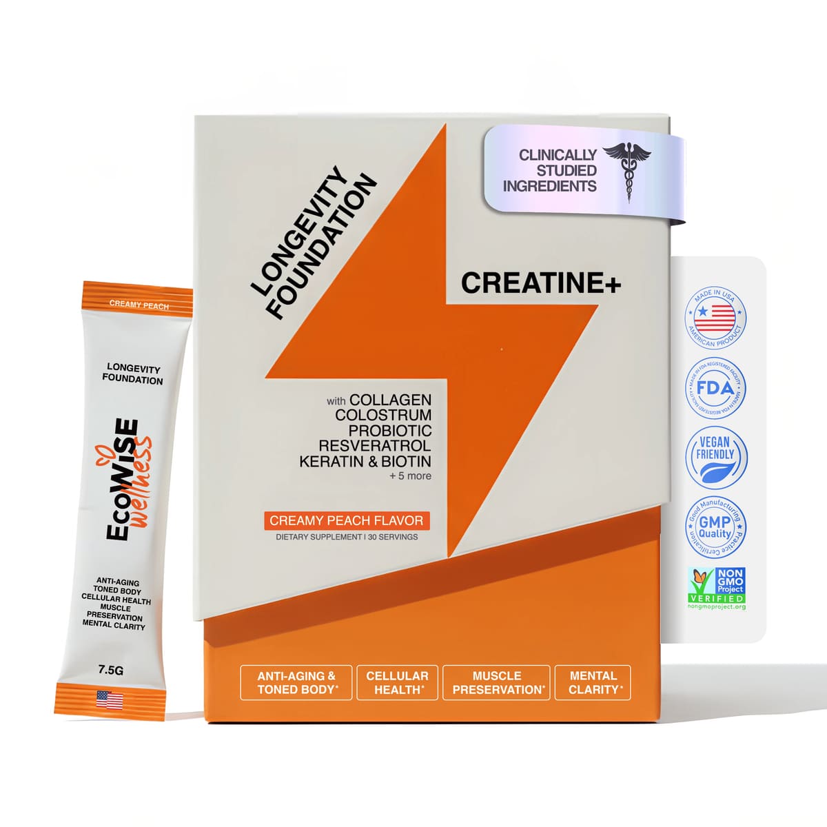 EcoWise Longevity Creamy Peach