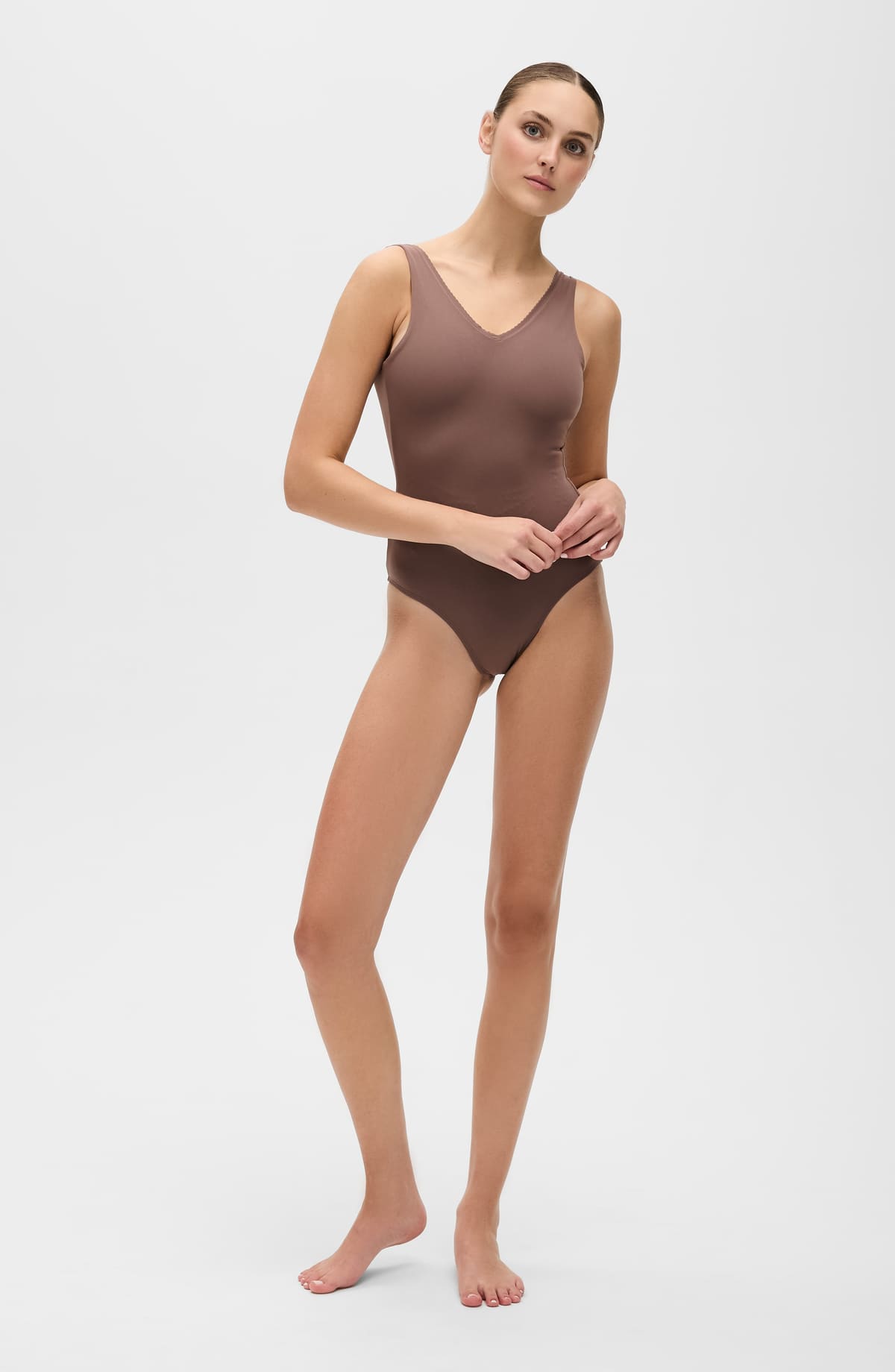Adorn Bodysuit Cappuccino