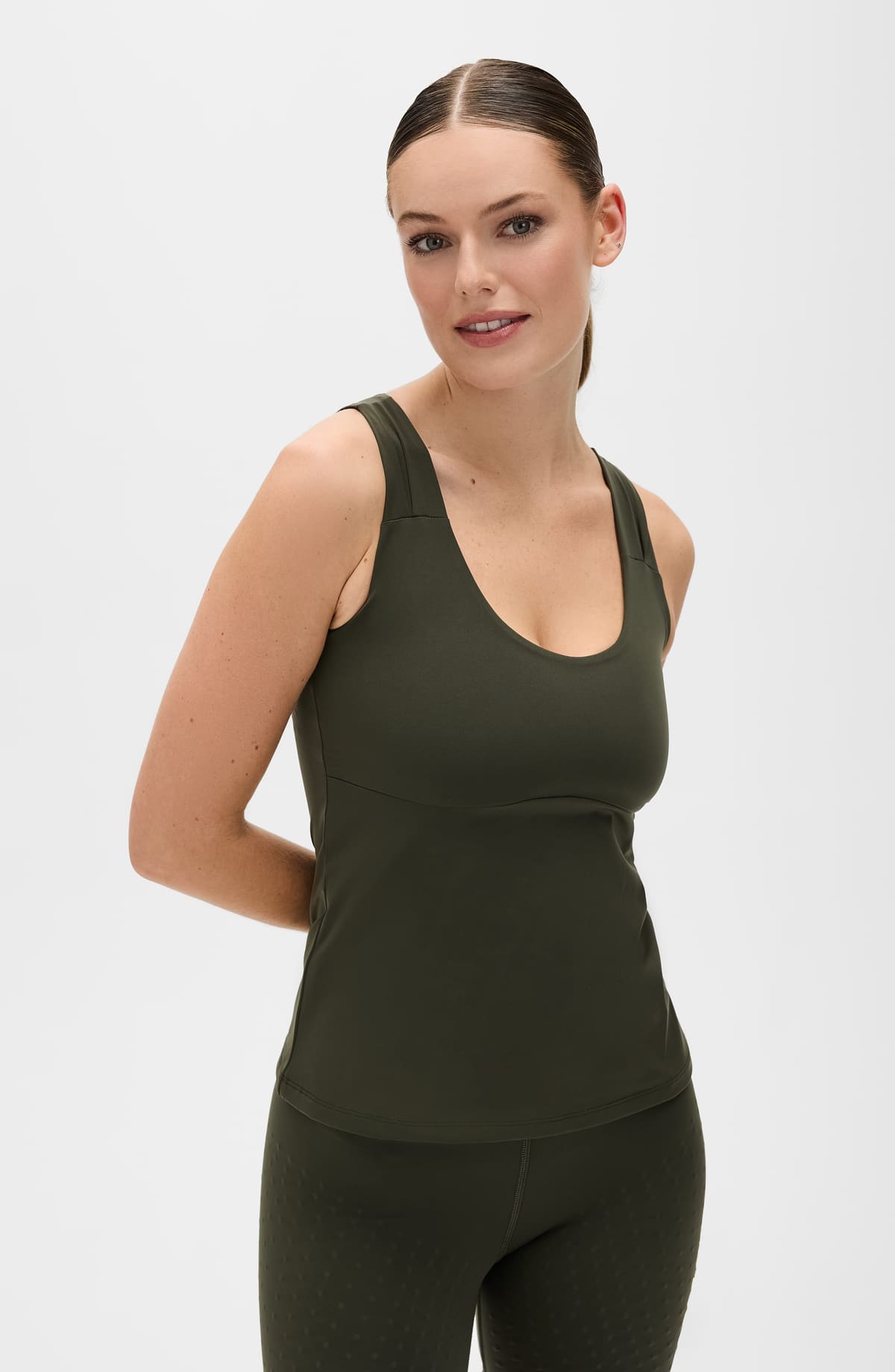 L'Original Lymphatic Tank Olive & Navy