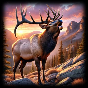 "Elk Bugler" - ASScoozie Design on FrostBuddy Universal Buddy | A Sweet Sip