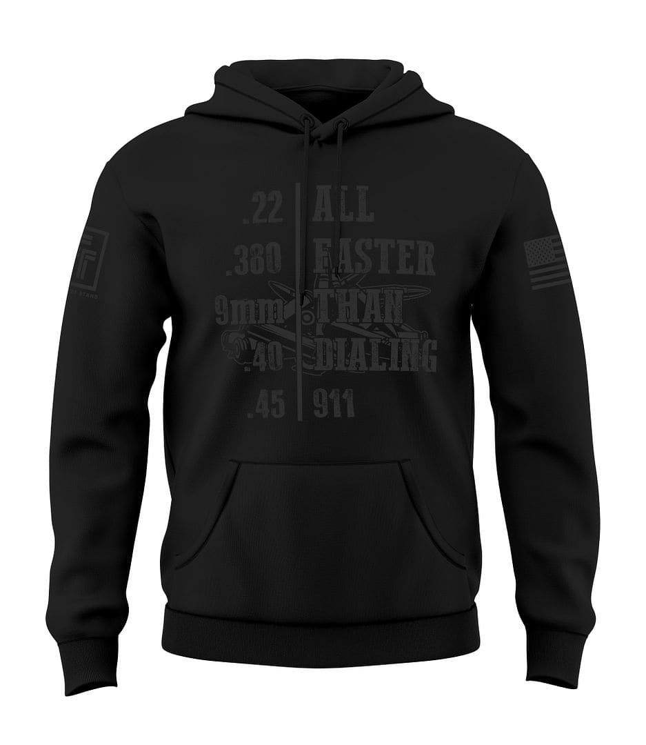 Faster Than Dialing 911 Stealth Sweatshirt