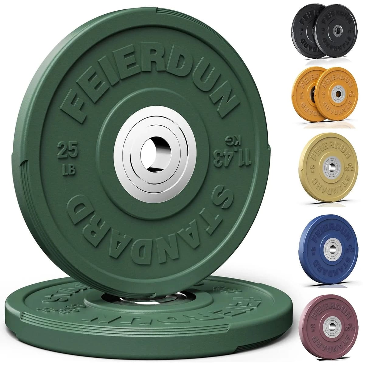 FED Fitness Feierdun Series BP1 Color Olympic Bumper Plate 2"
