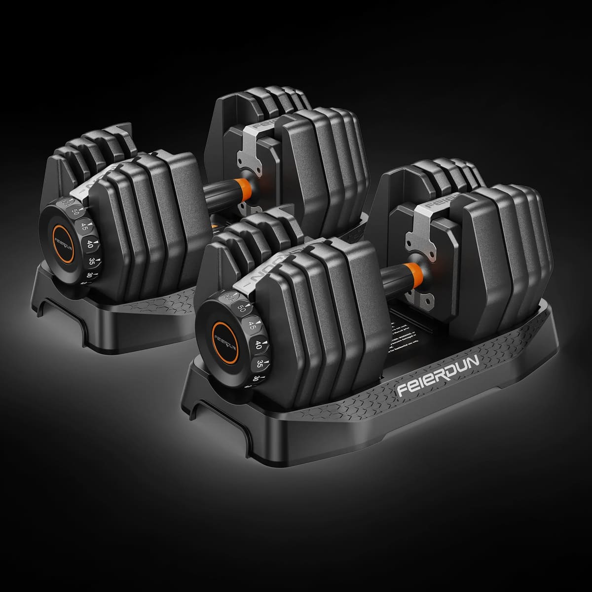 FED Fitness Feierdun Series DB1 Quick Adjustable Dumbbell 52.5LBS