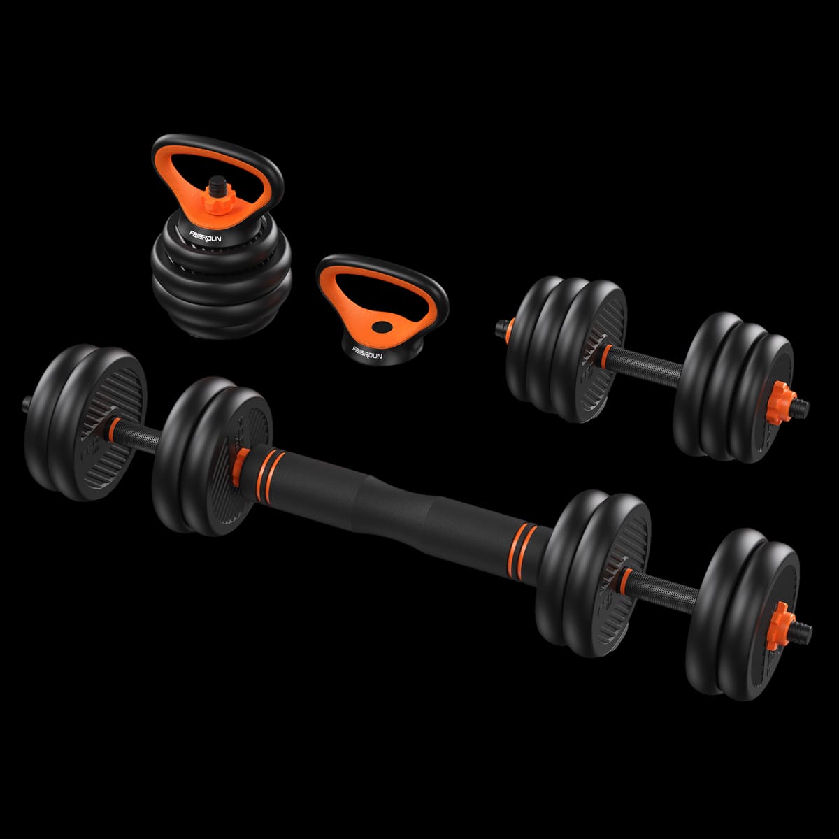 FED Fitness Feierdun Series DS2 5 In 1 Adjustable Eco-Friendly Dumbbell Set