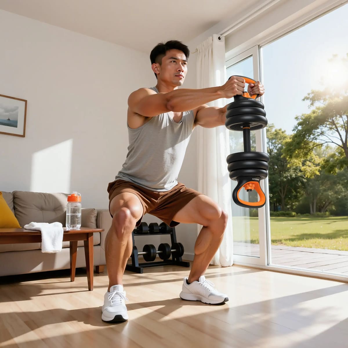 FED Fitness Feierdun Series DS2 5 In 1 Adjustable Eco-Friendly Dumbbell Set
