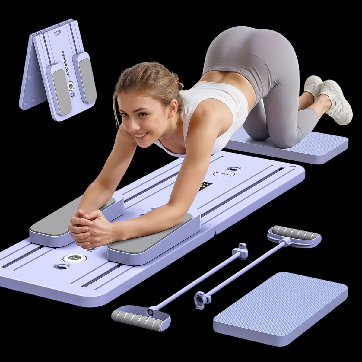 FED Fitness Feierdun Series PB1 Multi-Function Pilates Board Set