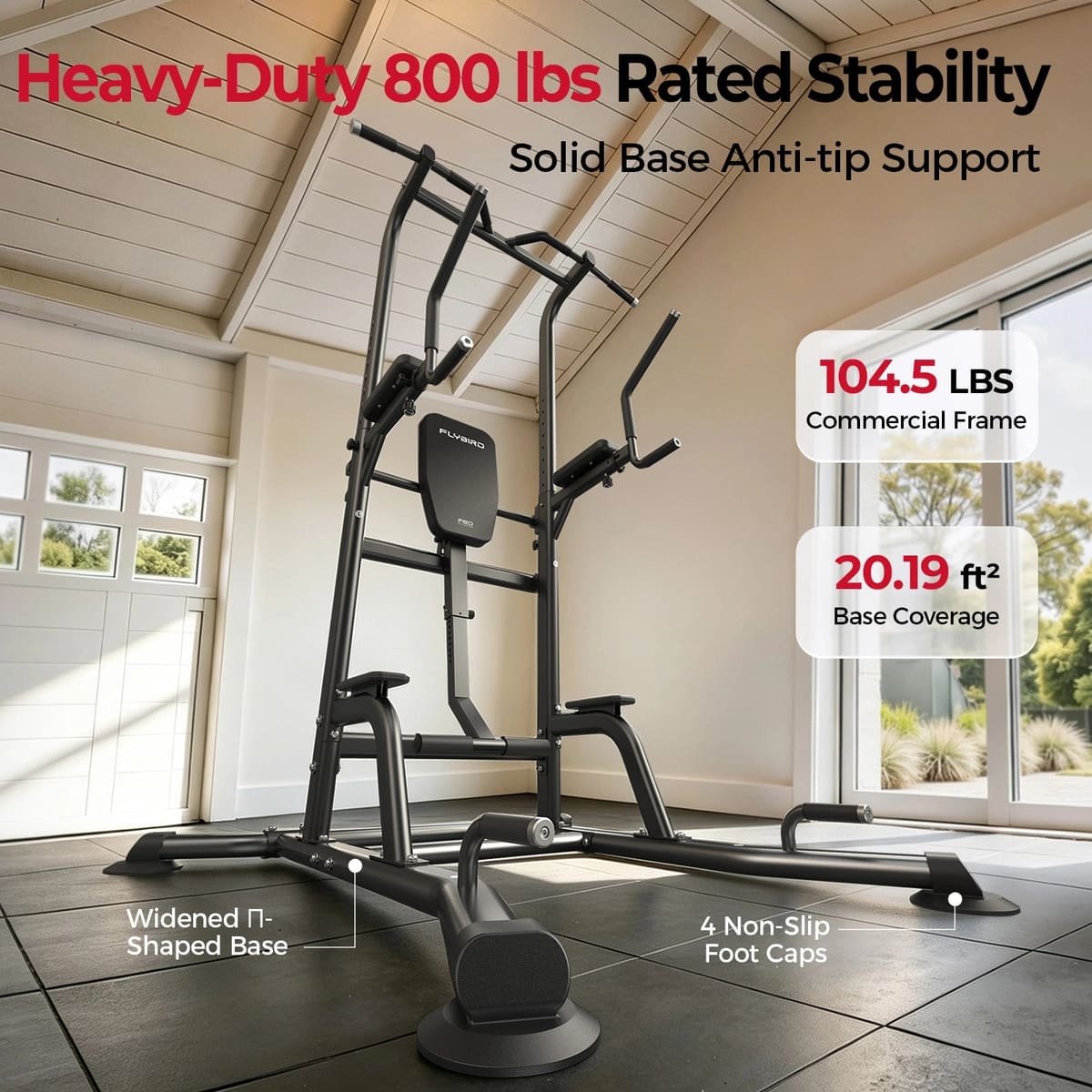 FED Fitness Flybird Series PT6 Heavy Duty Power Tower