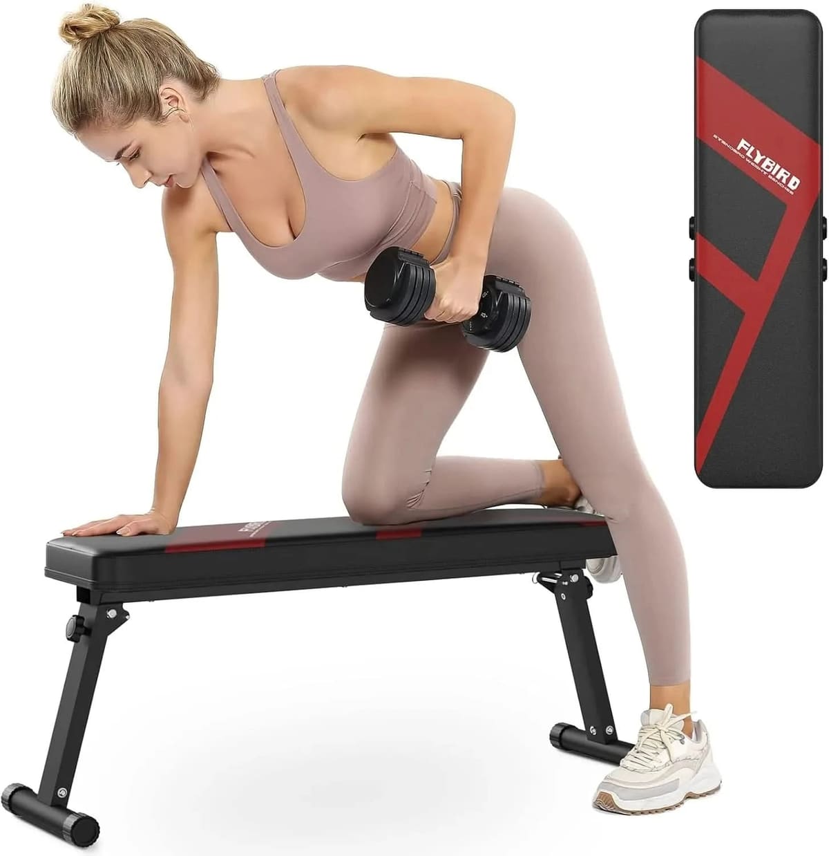 FED Fitness Flybird Series WB1 Foldable Flat Weight Bench