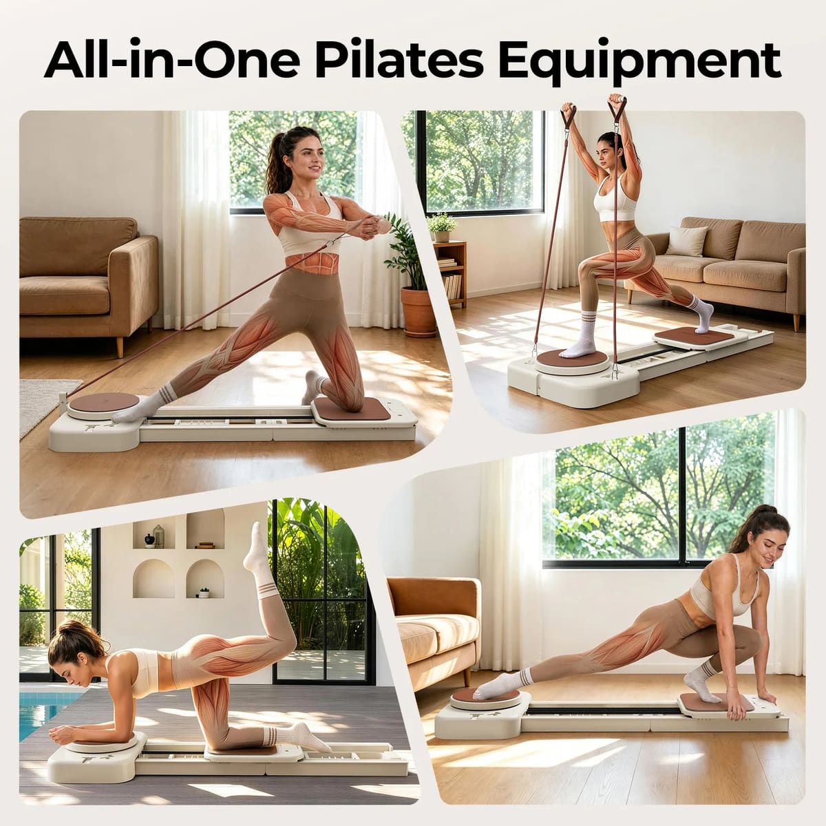 FED Fitness PF1 Pilates Reformer Machine