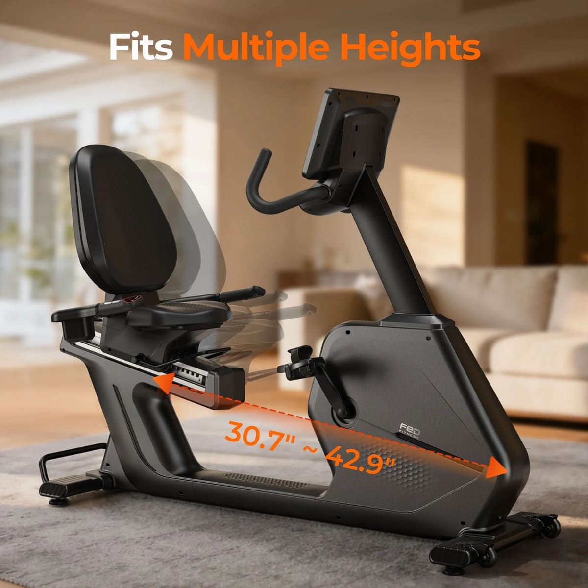 FED Fitness RE3 Recumbent Exercise Bike Ultra