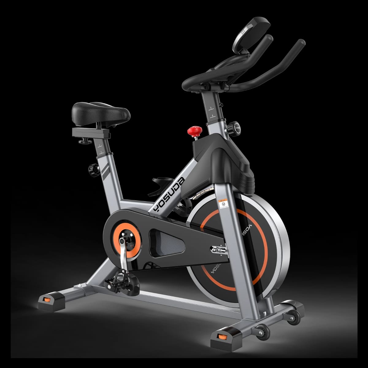 FED Fitness Yosuda Series EB1 Magnetic Indoor Cycling Bike with 300 LBS Capacity