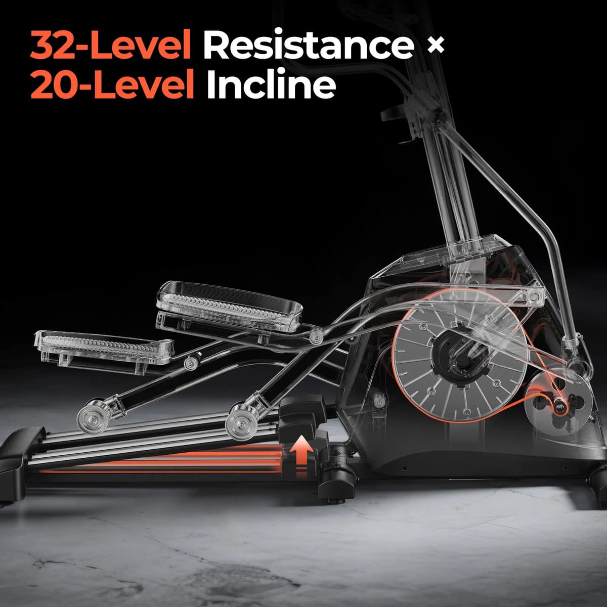 FED Fitness Yosuda Series EM2 Electromagnetic Elliptical Machine