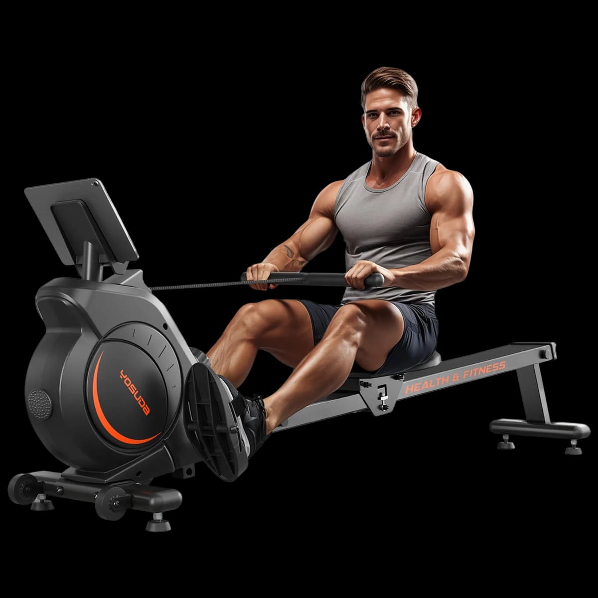 FED Fitness Yosuda Series RM2 Magnetic Rowing Machine Classic