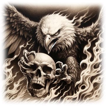 "Flaming Liberty - Eagle's Fire" - ASScoozie Design on FrostBuddy Universal Buddy | A Sweet Sip