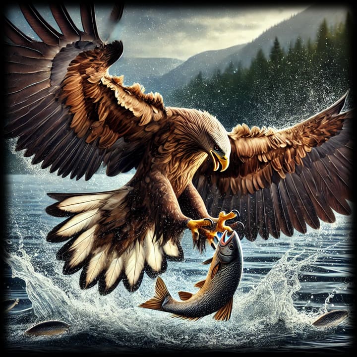 "Flight of the Eagle - Misty Hunt" - ASScoozie Design on FrostBuddy Universal Buddy | A Sweet Sip