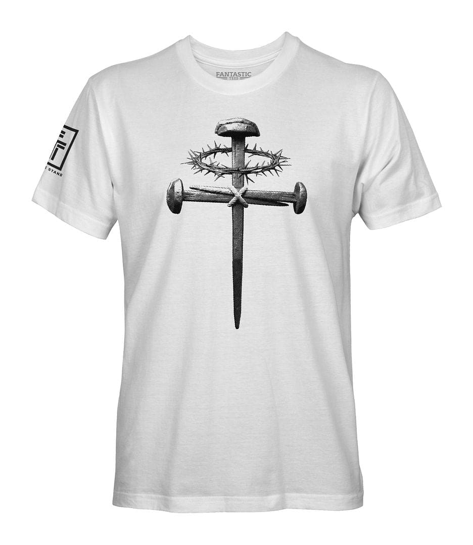 Forged Victory: Nail & Cross T-Shirt