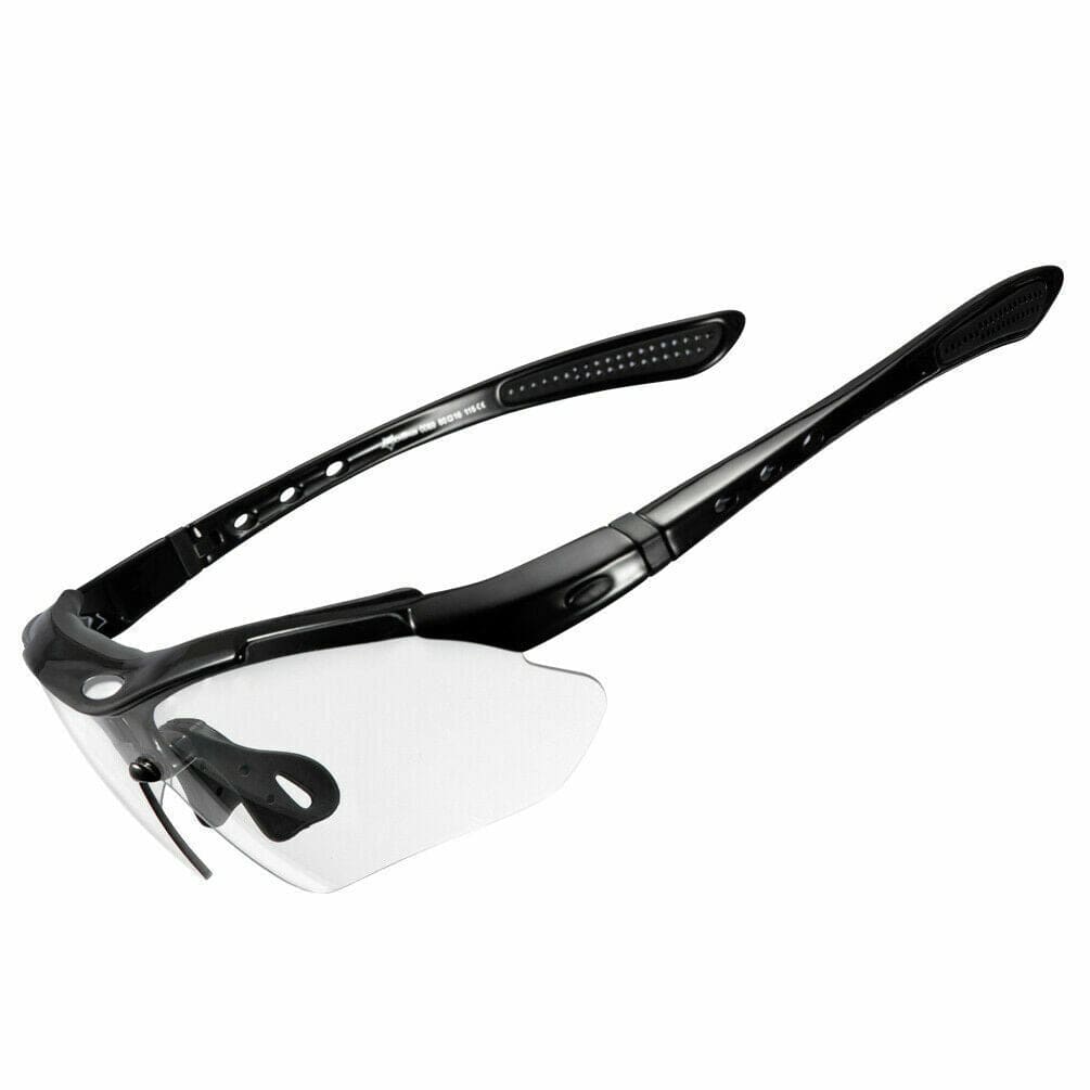 Full Frame Photochromic Bicycle Eyewear - Black
