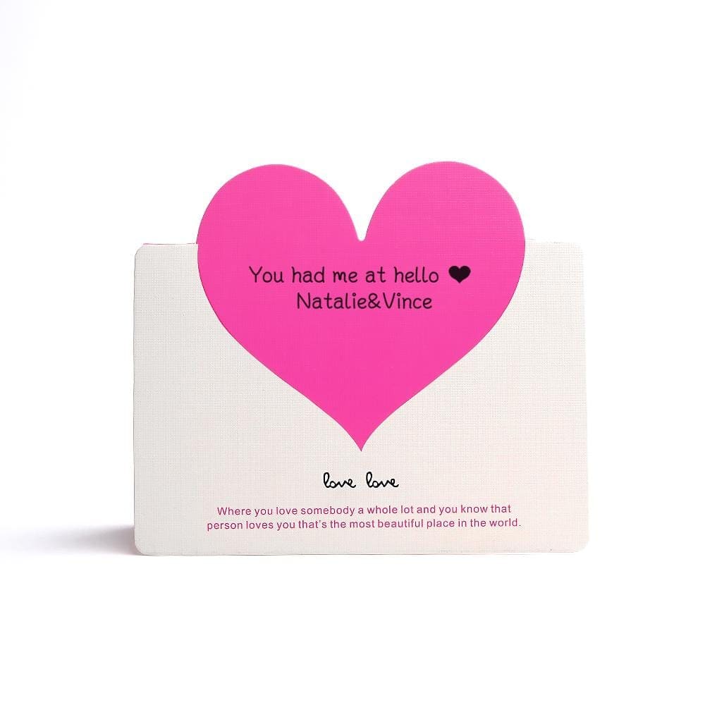 Custom Greeting Gift Card for Blockfigures