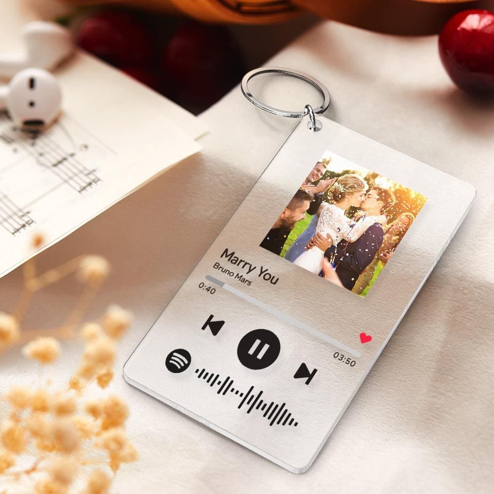 Spotify Art Glass Album Cover Custom Music Plaque Best Photo Gift For Boyfriend