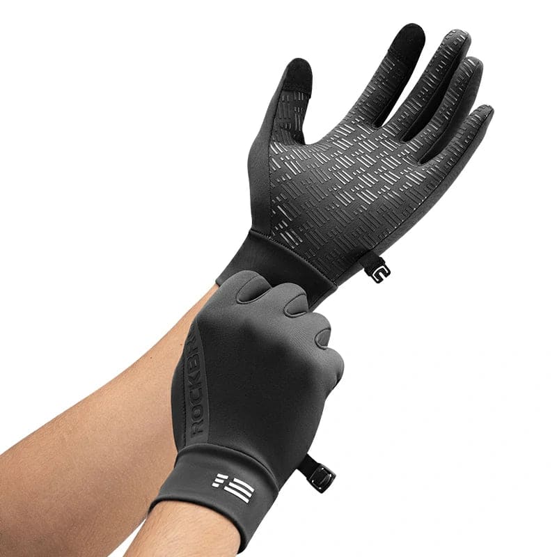 Graphene Winter Cycling Gloves for 41-59°F - Black / S