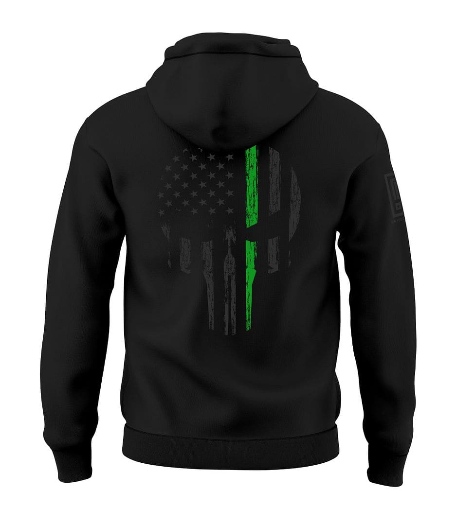 Green Line Skull Stealth Sweatshirt
