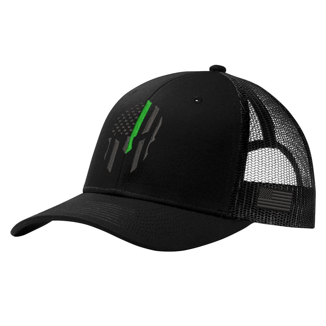 Green Line Spartan Stealth Trucker Hat