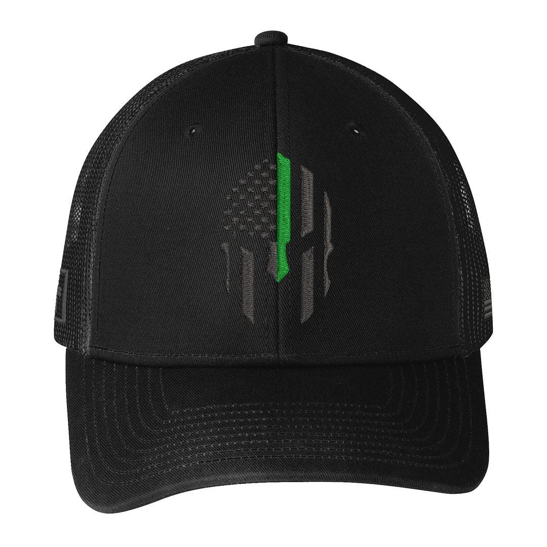 Green Line Spartan Stealth Trucker Hat