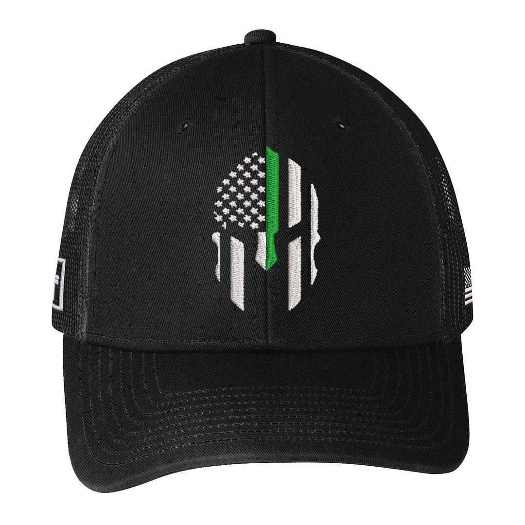 Green Line Spartan Trucker Hat