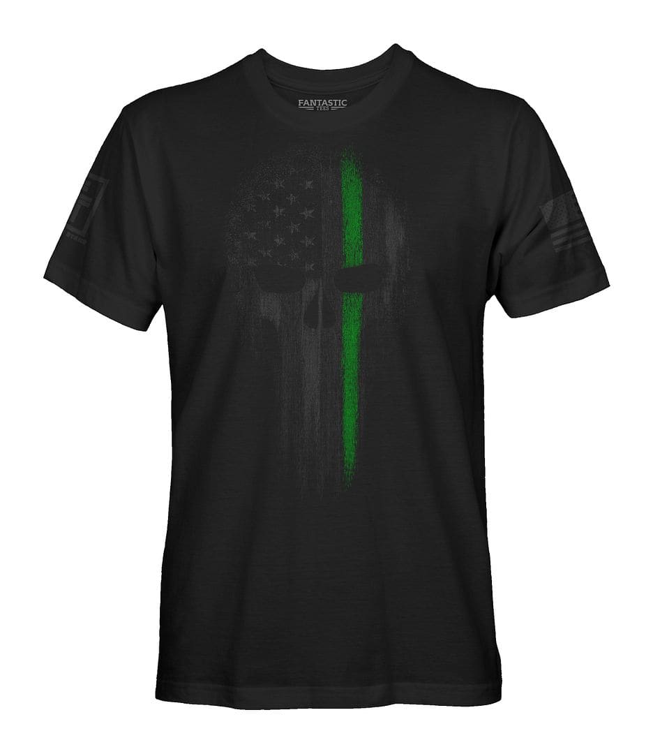 Green Skull Stealth T-Shirt