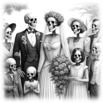 "Happily Ever Afterlife - Family Portrait" - ASScoozie Design on FrostBuddy Universal Buddy | A Sweet Sip