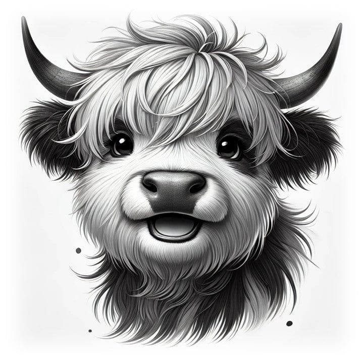 "Heavenly Highlander - Freckled Grin" - ASScoozie Design on FrostBuddy Universal Buddy | A Sweet Sip