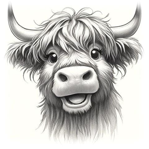 "Heavenly Highlander - Joyful Smile" - ASScoozie Design on FrostBuddy Universal Buddy | A Sweet Sip