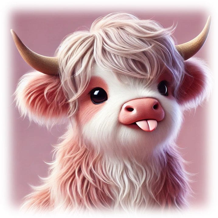 "Heavenly Highlander - Rosy Cheeks" - ASScoozie Design on FrostBuddy Universal Buddy | A Sweet Sip