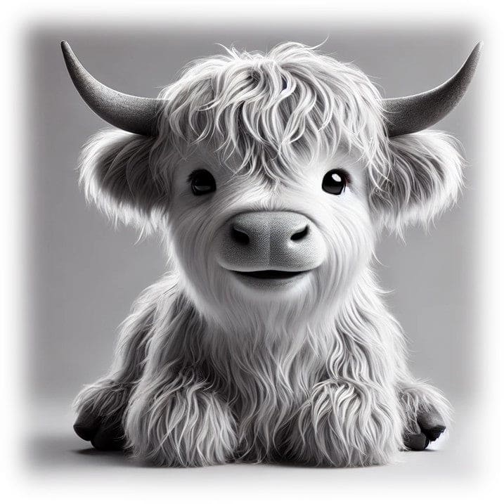 "Heavenly Highlander - Silver Cloud" - ASScoozie Design on FrostBuddy Universal Buddy | A Sweet Sip