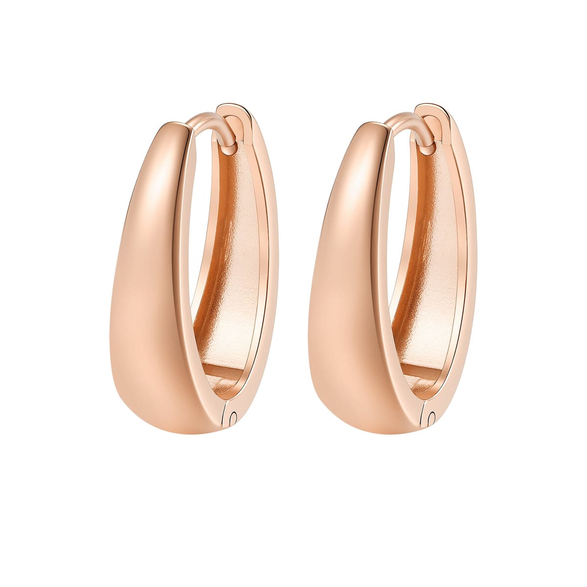Bold Dome Hoop Earrings Waterproof