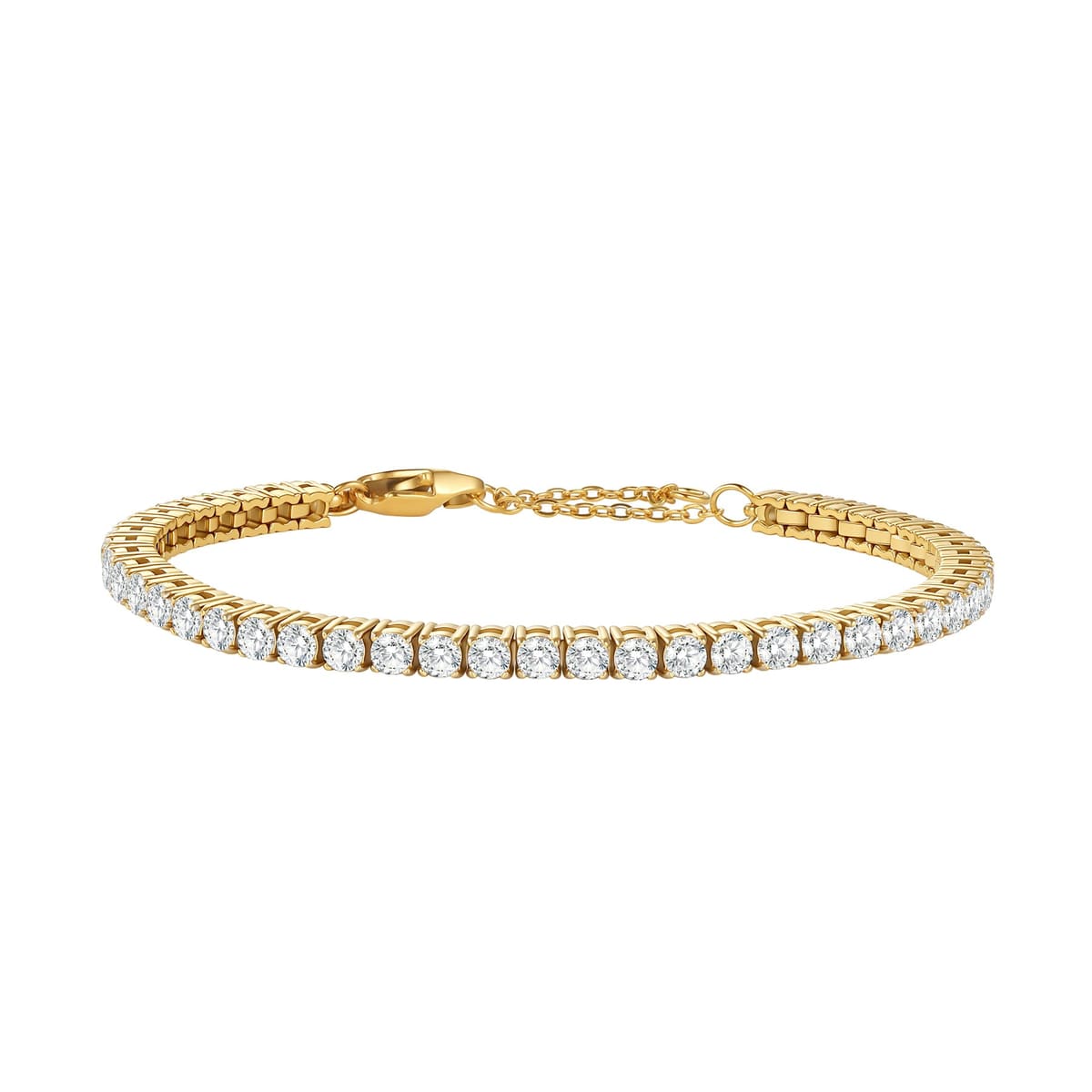 Crystal Tennis Bracelet Waterproof
